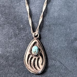 Vintage Navajo Necklace Sterling